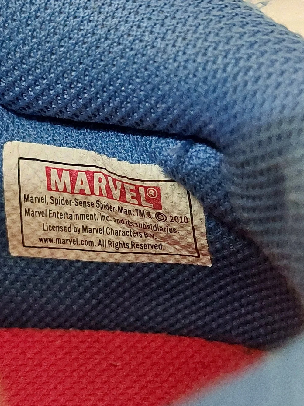 Reebok/Marvel Kids Red and Blue Spiderman-Themed Sneakers Size 12